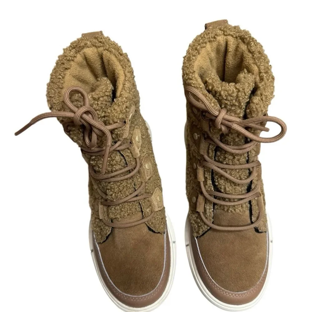 Sorel Explorer II JOAN Cozy Fleece-Lined Boots size 6